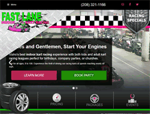 Tablet Screenshot of fastlaneboise.com